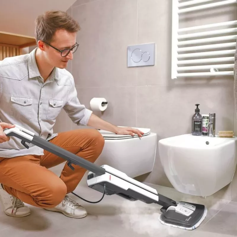 Polti Vaporetto SV660_Style Tvaika mops 0.5 L 1500 W Pelēks, Balts