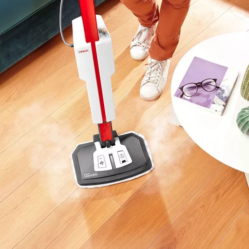 Polti Vaporetto SV650_Style tvaika mops 0.5 L 1500 W Melns, Sarkans, Balts