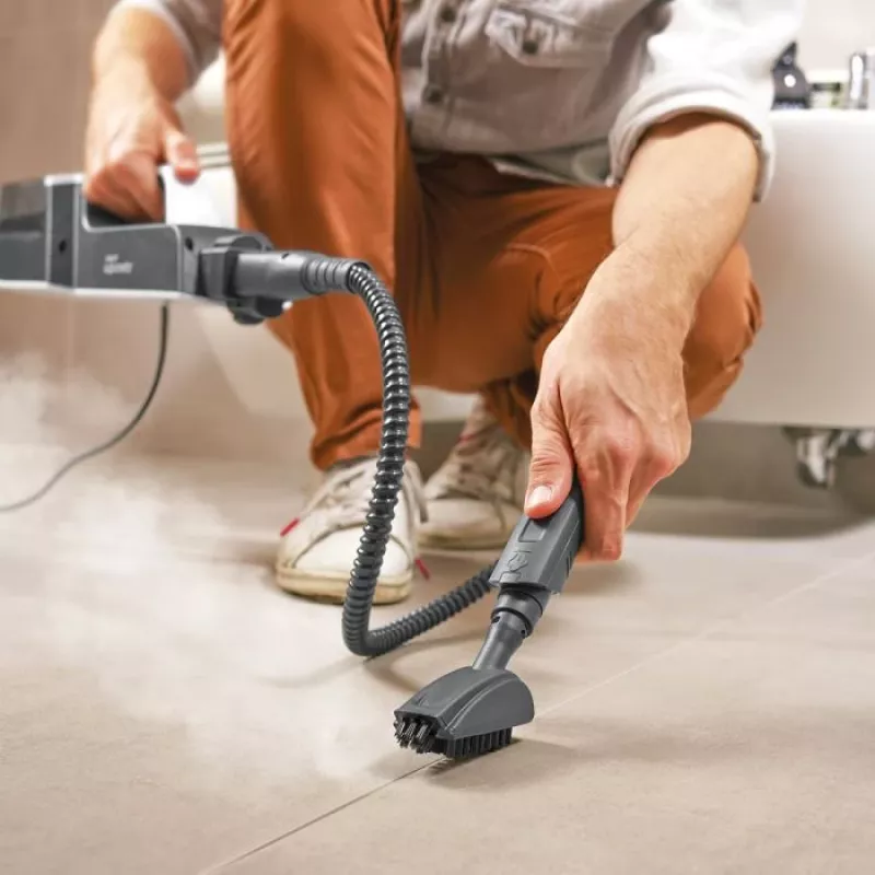 Polti Vaporetto SV610_Style Tvaika mops 0.5 L 1500 W Pelēks, Balts