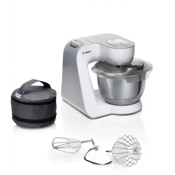 Virtuves kombains Bosch Serie 4 MUM58200 — 1000 W, 3,9 L nerūsējošā tērauda bļoda, balts