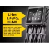 Lādētājs baterijām everActive UC-4000 AA/AAA, 4 sloti, 100–240V, melns