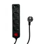 Microconnect MC-GRU0045BS pagarinātājs 5 m 4 kontaktligzdas Iekštelpām Melns