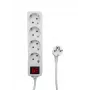Microconnect MC-GRU0045WS pagarinātājs 5 m 4 kontaktligzdas Iekštelpām Balts