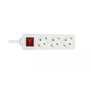 Microconnect GRU0035WS pagarinātājs 5 m, 3 kontaktligzdas, balts