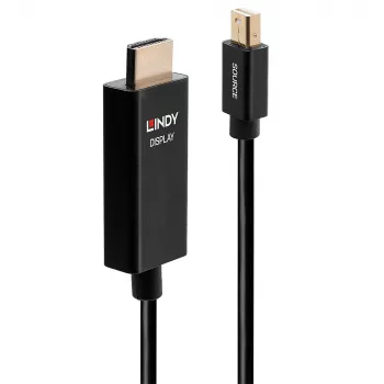 Lindy 3m aktīvs Mini DisplayPort–HDMI kabelis ar HDR