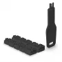 Portu bloķētāju komplekts Lindy RJ45 Port Locks Melns — 10 gab. + 1 atslēga, saderīgs ar RJ-45 portiem