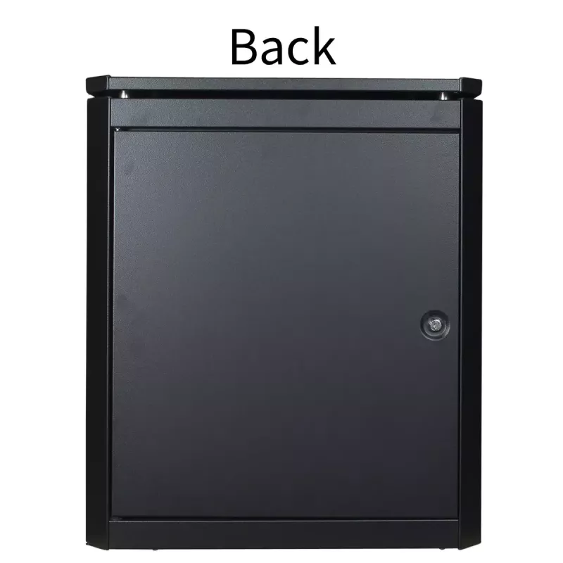 Brīvstāvošs skapis Lanview RDL12U66BL — 12U, 600 kg, atslēga, regulējamas kājas, kabeļu pārvaldība, IP40, melns