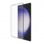 dbramante1928 Eco-Shield Samsung Galaxy S23 Ultra Melns Apmale Putekļu Izturīgs Rūdīts Stikla Ekrāna Aizsargs