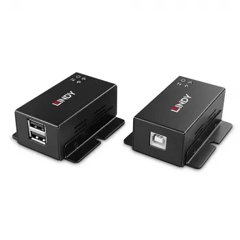 Lindy USB 2.0 Cat.6 pagarinātājs 50m ar raidītāju un uztvērēju