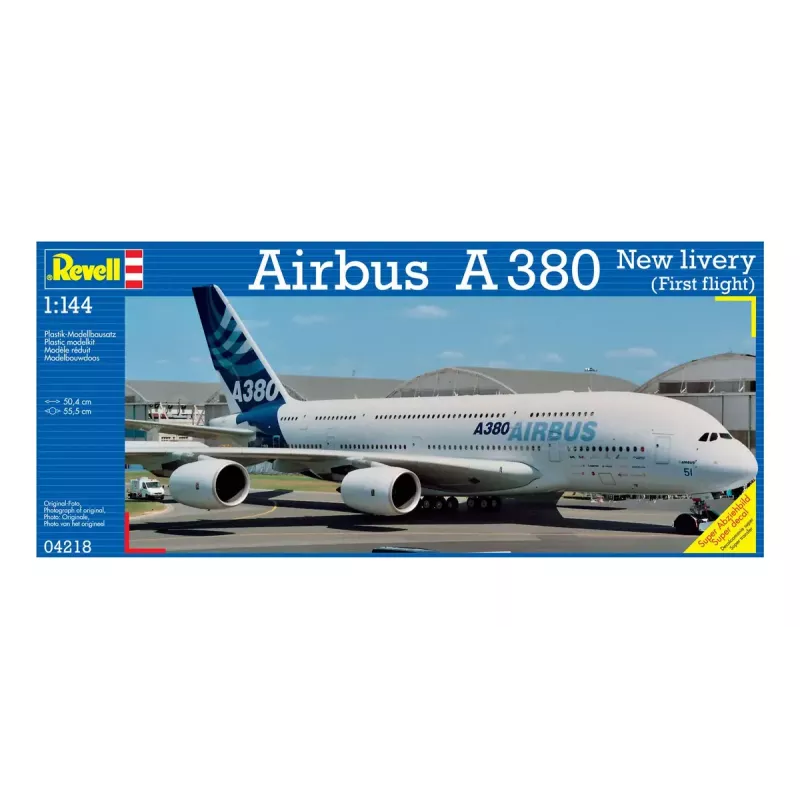 Modelēšanas komplekts Revell Airbus A 380 Jaunā livery Pirmais lidojums