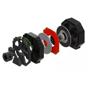 Stūre un pedāļi Thrustmaster T598X Melns Sarkans USB vadu Analogais/Digitālais PC PlayStation 4 PlayStation 5 Metāla korpuss