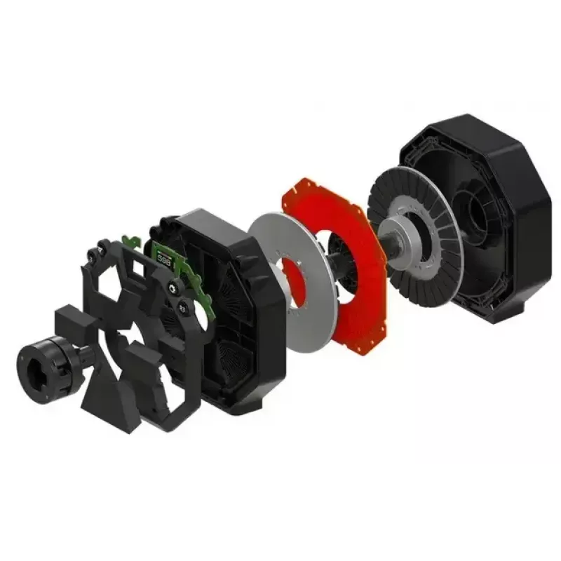 Stūre un pedāļi Thrustmaster T598X Melns Sarkans USB vadu Analogais/Digitālais PC PlayStation 4 PlayStation 5 Metāla korpuss