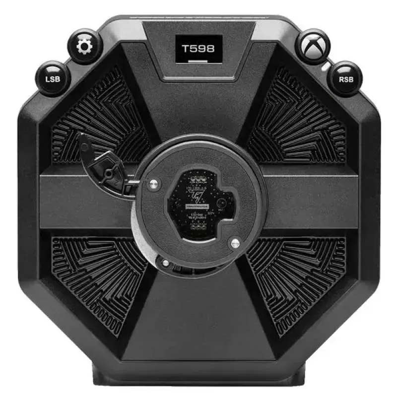 Stūre un pedāļi Thrustmaster T598X Melns Sarkans USB vadu Analogais/Digitālais PC PlayStation 4 PlayStation 5 Metāla korpuss