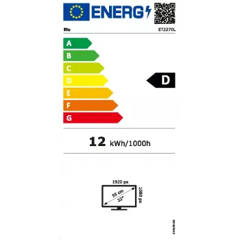 Pieskāriena monitors Elo Touch Solutions E511214 21,5 collas 1920x1080