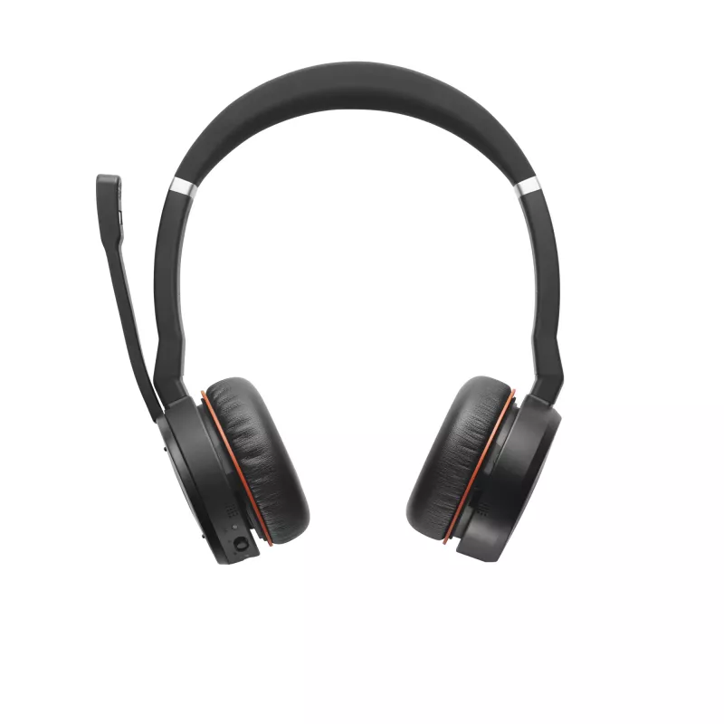 Austiņas Jabra Evolve 75 SE MS Stereo, vadu un Bluetooth, 30m darbības rādiuss