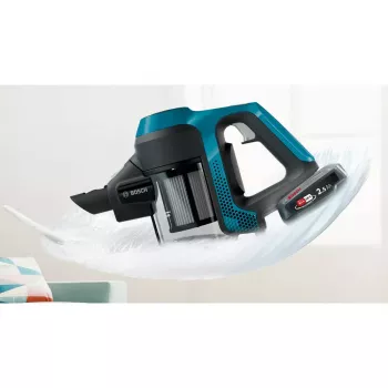 Bosch Serie 6 BBS611BSC bezvadu slotas putekļsūcējs 2-in-1, 18V, 2.5 Ah, melns