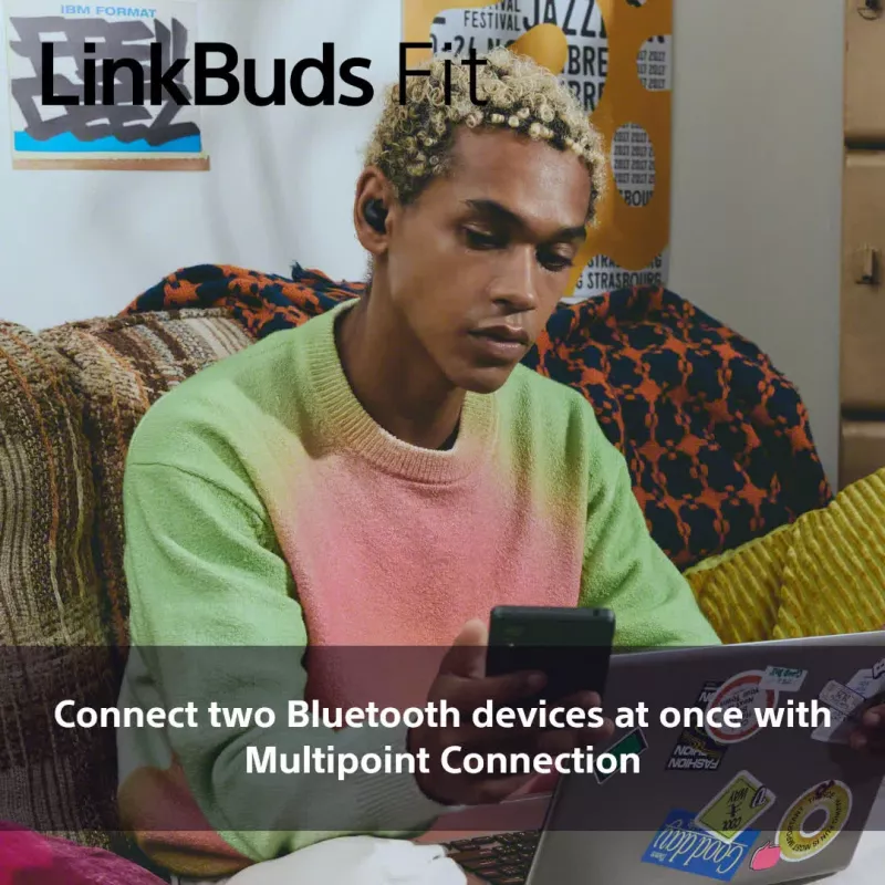 Sony LinkBuds Fit WFLS910NG austiņas Bezvadu Iekšauss Mūzikai/Ikdienai Zaļa