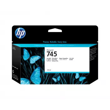 Kasetne HP 745 - 130 ml - foto melna - oriģināla