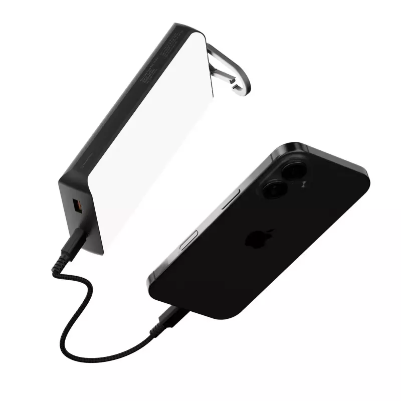 Power bank Xtorm XG2S101 — 10000 mAh LiPo, 30 W, USB-C + USB-A, Pelēks/Melns/Orangžs
