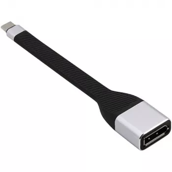 Techly ICOC-USBC-DP12 video kabeļa adapteris 0.131 m USB Type-C uz DisplayPort Melns