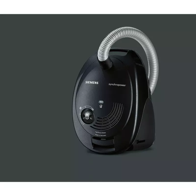 Siemens VS06A212 putekļu sūcējs, cilindrisks, sausā tīrīšana, 600 W, putekļu maiss