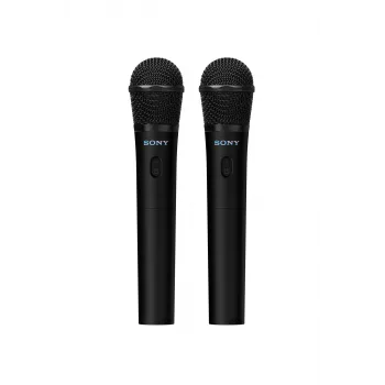 Karaoke mikrofons Sony UOULTMIC1 — bezvadu RF, USB-C, vienvirziena, 50–15000 Hz, akumulators līdz 20 h, melns