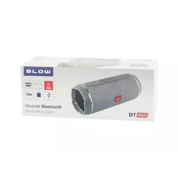 Pārnēsājams mono skaļrunis BLOW BT-460 GREY — 5 W RMS, 2000 mAh akumulators, Bluetooth 4.0, MicroSD, FM, AUX