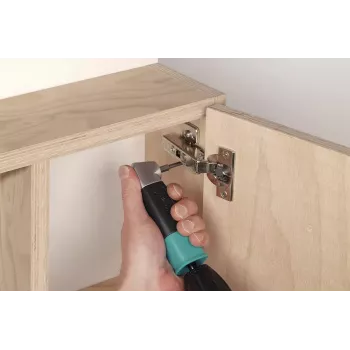 Leņķa pārnesums skrūvgriežam Wolfcraft 4688000, sešstūra kāts 6.35 mm, maks. griezes moments 13 N·m, 400 RPM, melns