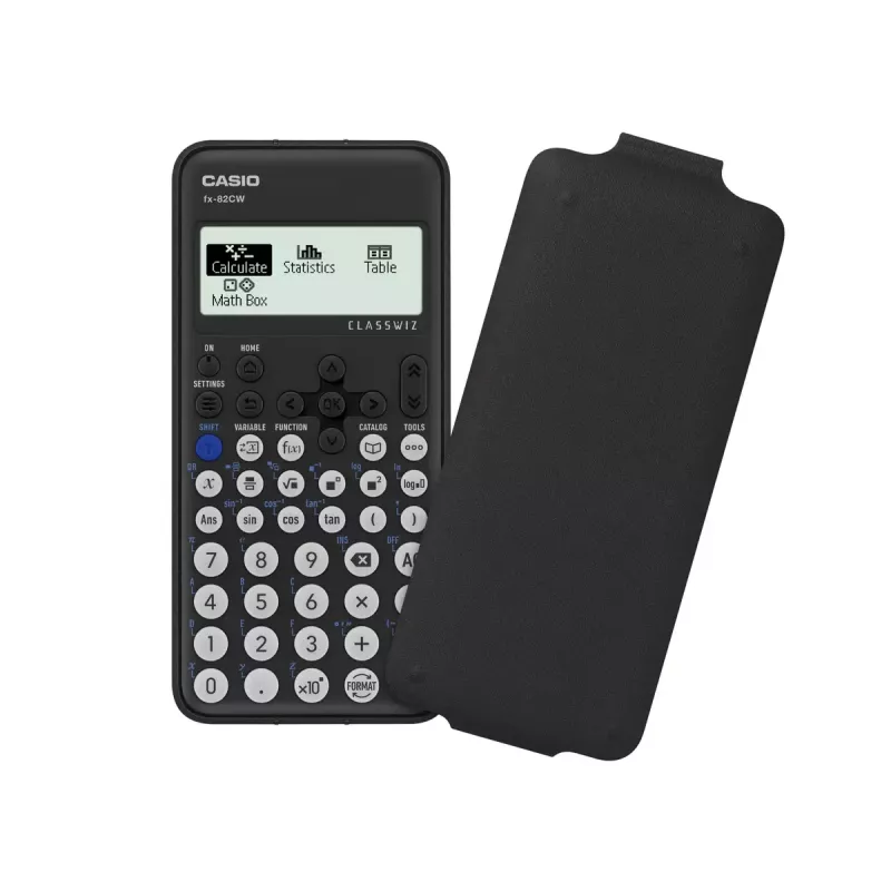 Zinātniskais kalkulators CASIO ClassWiz FX-82CW — 252 funkcijas, 2 rindu displejs, 12 cipari, 48 taustiņi, AAA baterija