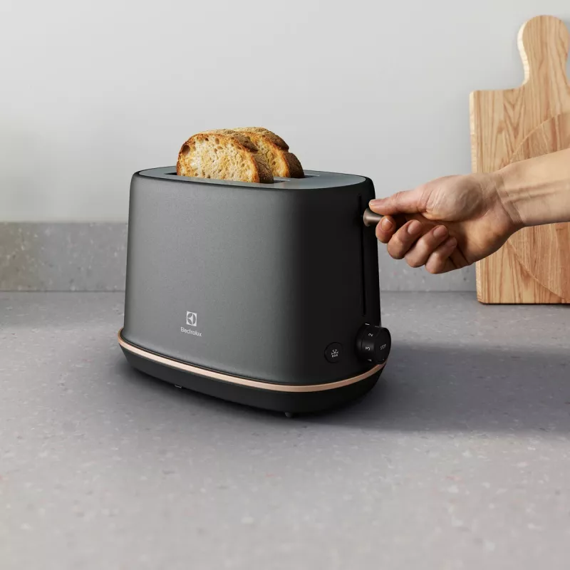 Toasteris Electrolux E7T1-6BP 2 šķēles 980 W Melns