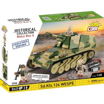Cobi Bloķi SD.KFZ.124 Wespe modeļa komplekts, 860 bloki