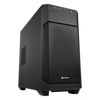 PC korpuss Sharkoon V1000 Mini Tower Melns