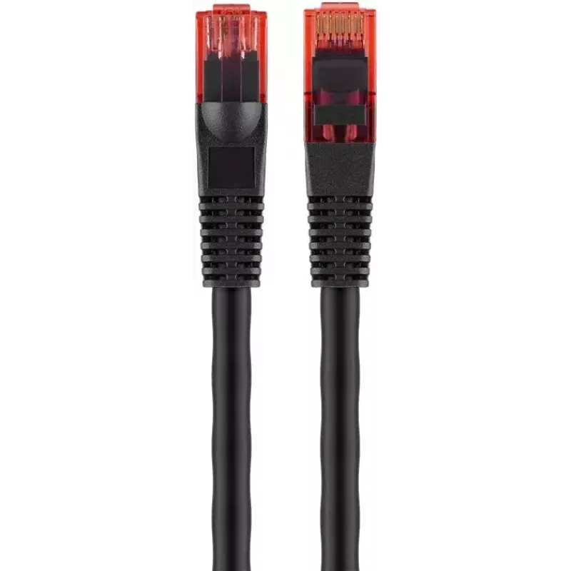Tīkla kabelis Goobay 55434 RJ-45 Cat6 20 m Melns