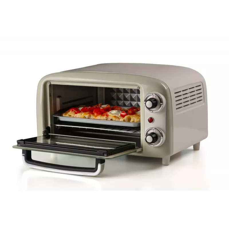 Ariete 3919 Elektriskā cepeškrāsns Vintage, 800W, 10L, dubultstikls, retro, bēša