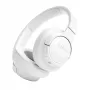 JBL Tune 720BT Bezvadu austiņas uz auss, balss/mūzika, Bluetooth, balta