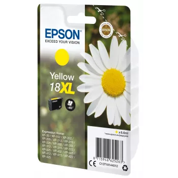 Kasetne Epson 18XL Dzeltena 450 lapas