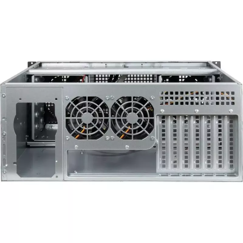 Servera korpuss Inter-Tech 4U 40240 Rack Melns, Pelēks
