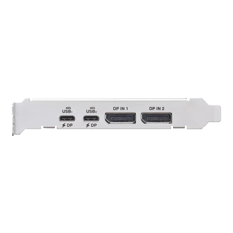 ASUS USB4 PCIe Gen4 karte ar diviem USB4 (USB-C) portiem un DisplayPort 1.4 atbalstu