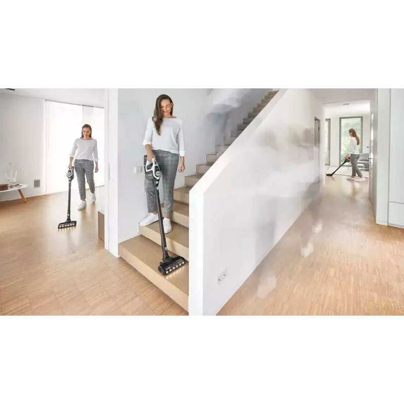 Bosch Serie 8 BBS8214 2-in-1 bezvadu slotas putekļsūcējs, 18V, 4Ah, balts