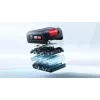 Bosch Serie 8 BBS8214 2-in-1 bezvadu slotas putekļsūcējs, 18V, 4Ah, balts