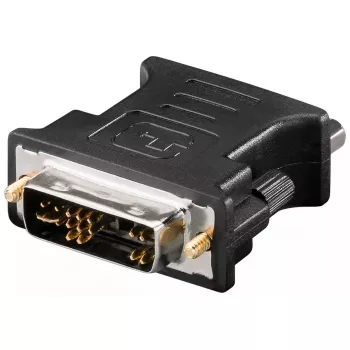 DVI-A/VGA monitora adapteris Goobay 69971 Melns