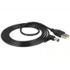 Strāvas kabelis USB A - DC 1.5 m DeLOCK 83578