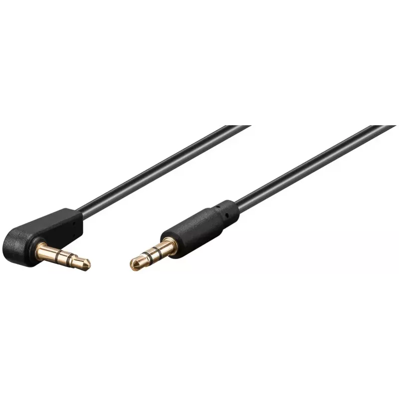 Audio kabelis Goobay 67782 0.5m 3.5mm vīriešu-vīriešu melns