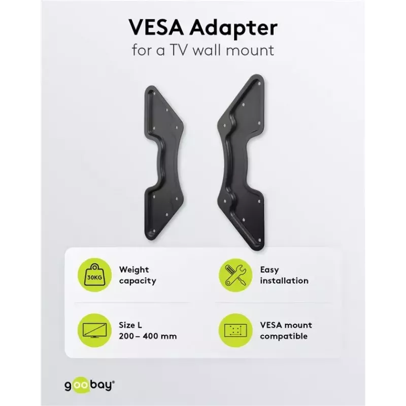 VESA adapteris TV sienas stiprinājumam Goobay 60134