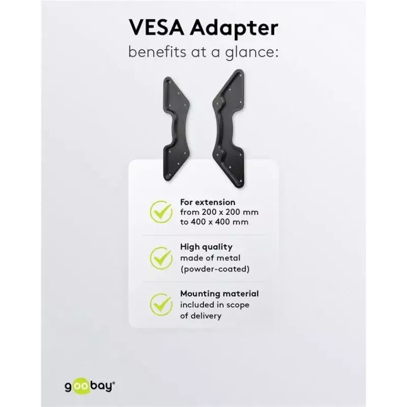 VESA adapteris TV sienas stiprinājumam Goobay 60134