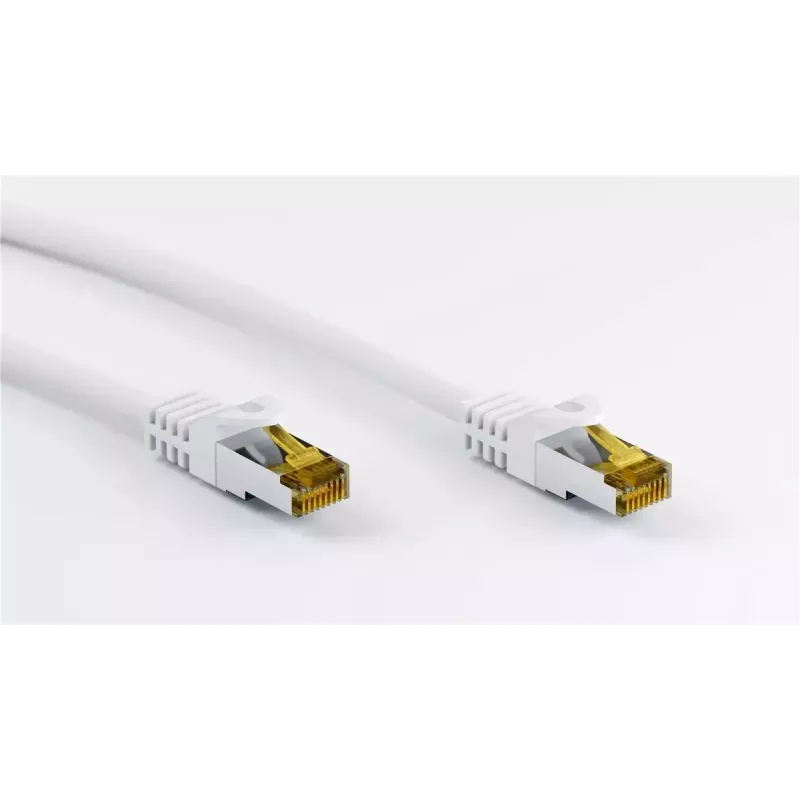 Tīkla kabelis Goobay RJ45 Patch Cord CAT 6A S/FTP 20m Balts