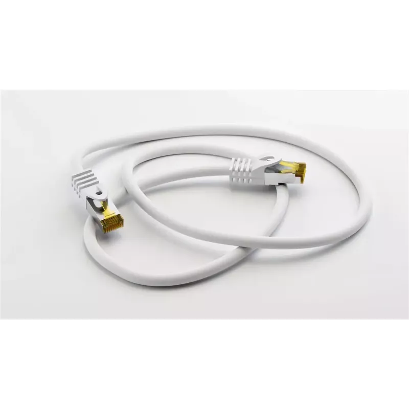 Tīkla kabelis Goobay RJ45 Patch Cord CAT 6A S/FTP 20m Balts
