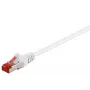 Tīkla kabelis Goobay 95471 RJ-45 Cat6 0,5m Balts