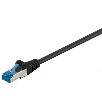 Tīkla kabelis Goobay 93664 RJ-45 Cat6a 0,5m Melns