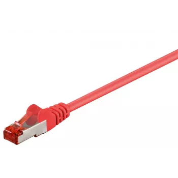 Tīkla kabelis Goobay CAT 6 Patch Cable RJ-45 Cat6 1m Sarkans